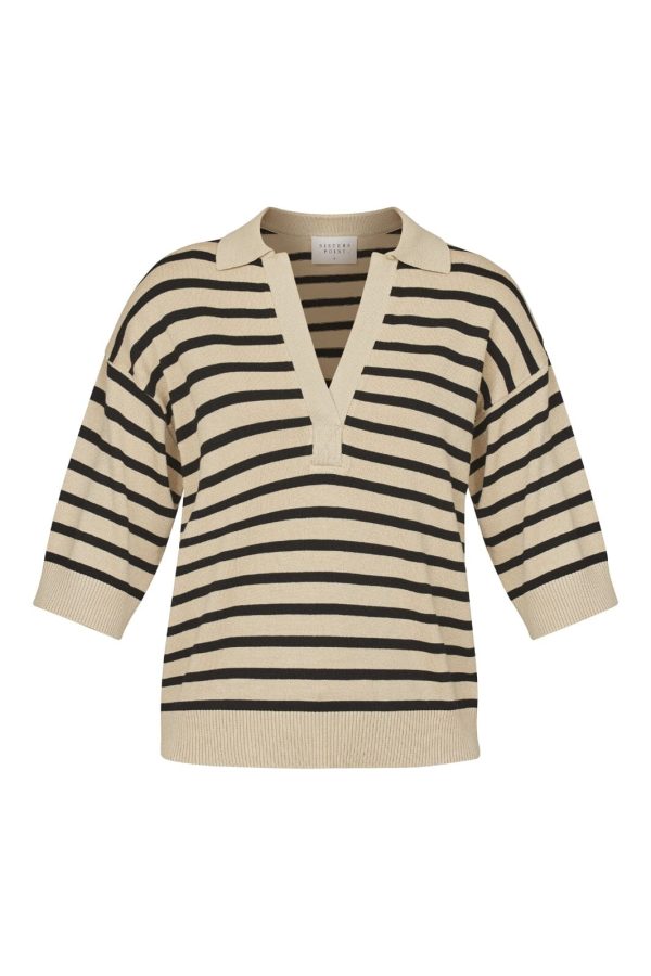 Sisters Point - Hilva-Polo1 - 112 Beige Black Fashion