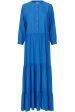 Lollys Laundry - NeeLL Maxi Dress LS 90028-3006 - 20 Blue Fashion