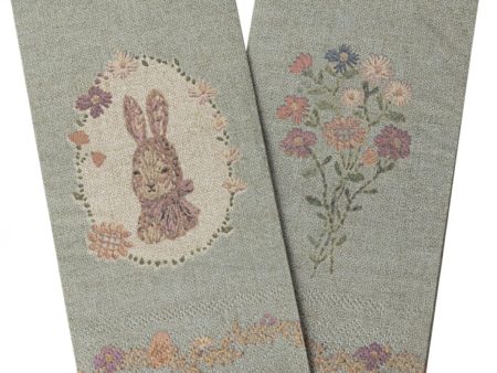 Maileg - Napkin, Lapin De Pâques - Green Rose Fashion