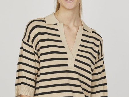 Sisters Point - Hilva-Polo1 - 112 Beige Black Fashion