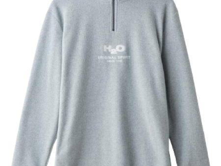 H2O - Blåvand Ii Fleece Half Zip - 1020 Lt. Grey Mel Online Sale