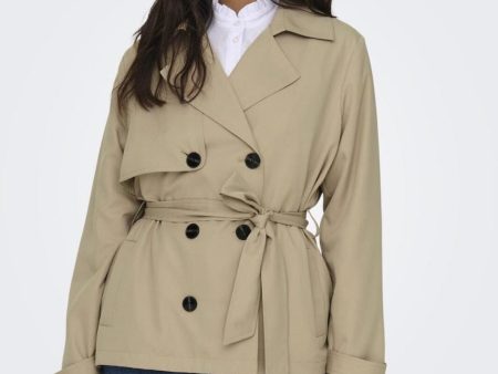 Only - Onlchloe Short Trenchcoat Db - 4440882 Tannin For Cheap