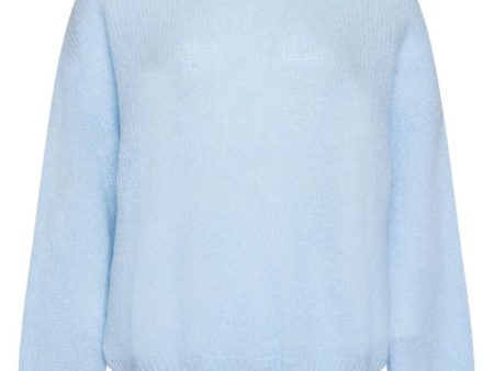 Noella - Renn Knit Sweater - 016 Light Blue For Sale