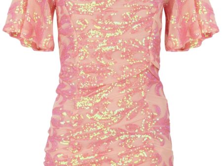 Cras - Clovercras Dress - 4011 Coral Pink Online Sale