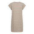 Liberte - Ulla-Stripe-Tshirt-Dress - Light Brown White Stripe Online