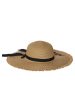 Pieces - Pcada M Bob Straw Hat Sww - 4422977 Nature Black Aloha on Sale