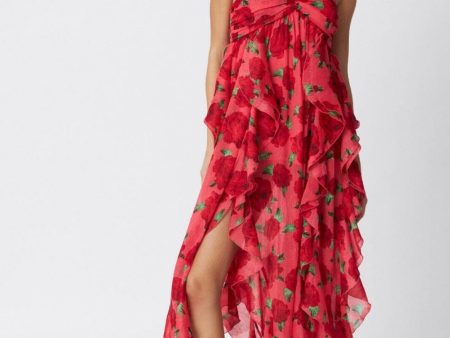 Cras - Valentinacras Dress - 8019 Coral Roses Online now