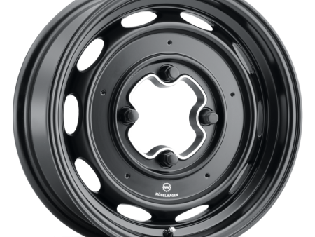 Mobelwagen MW-430B Interceptor 15x4.5in   4x130 BP   25mm Offset   85.85mm Bore - Black Wheel on Sale