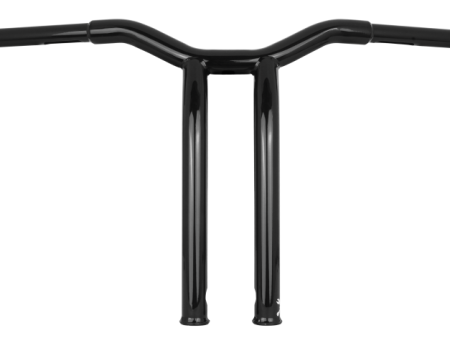 Burly Brand Dominator Raked Bar 14in - Gloss Black For Discount