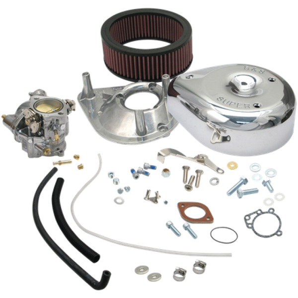 S&S Cycle 36-84 BT Models Super E Partial Carburetor Kit w o Manifold & Mounting Hardware Hot on Sale