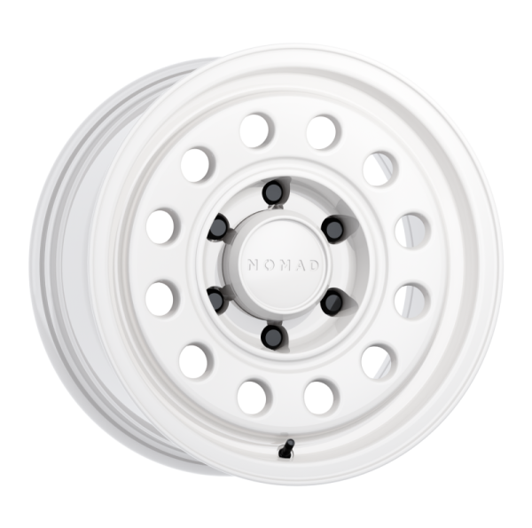 Nomad N501SA Convoy 15x7in   5x139.7 BP   -10mm Offset   107.95mm Bore - Gloss White Wheel Discount