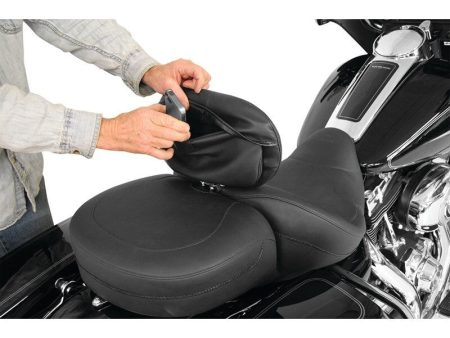 Mustang Harley Standard Touring Driver Backrest Pouch Cover - Black For Discount