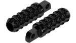 Roland Sands Design Foot Pegs Billet Traction - Black Ano For Cheap