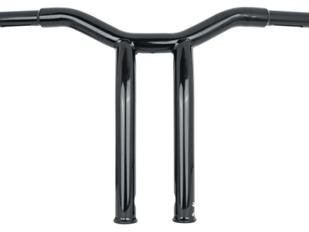 Burly Brand Dominator Raked Bar 12in - Matte Black Online Sale