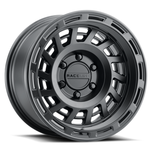 Raceline 957B Halo 18x9in   6x135 BP   18mm Offset   87.1mm Bore - Satin Black Wheel Online