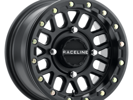 Raceline A92B Podium 14x7in   4x137 BP   10mm Offset   110.18mm Bore - Satin Black Beadlock Wheel Discount