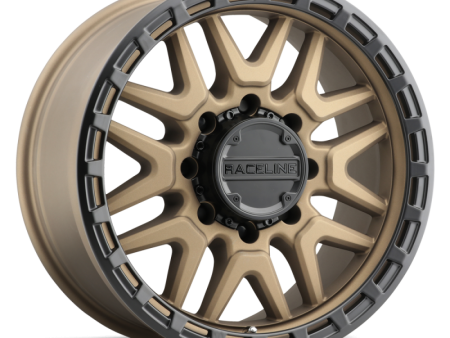 Raceline 953BZ Krank 18x9in   8x165.1 BP   18mm Offset   125.2mm Bore - Bronze Wheel Hot on Sale