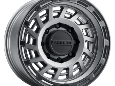 Raceline 957GB Halo 17x9in   8x180 BP   -12mm Offset   130.81mm Bore - Gunmetal & Black Lip Wheel For Discount