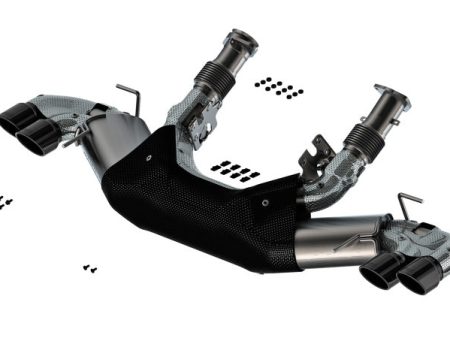 Borla 20-24 Chevy Corvette 6.2L V8 AT w o NPP 3in S-Type Catback Exhaust - Black Chrome Tips on Sale