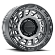 Raceline 957GB Halo 17x9in   6x135 BP   -12mm Offset   87.1mm Bore - Gunmetal & Black Lip Wheel Online Hot Sale