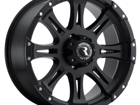 Raceline 981 Raptor 17x9in   8x170 BP   -12mm Offset   130.81mm Bore - Satin Black Wheel Online Hot Sale