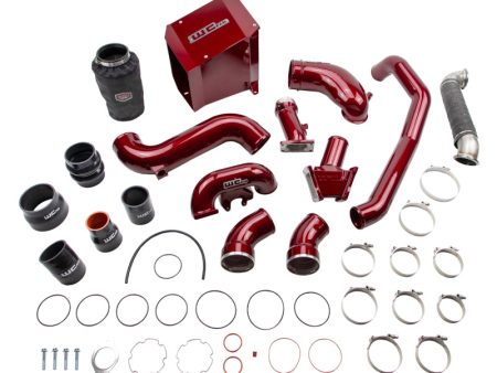 Wehrli 06-07 Chevrolet 6.6L Duramax LBZ Stage 3 High Flow Bundle Kit - WCFab Red on Sale