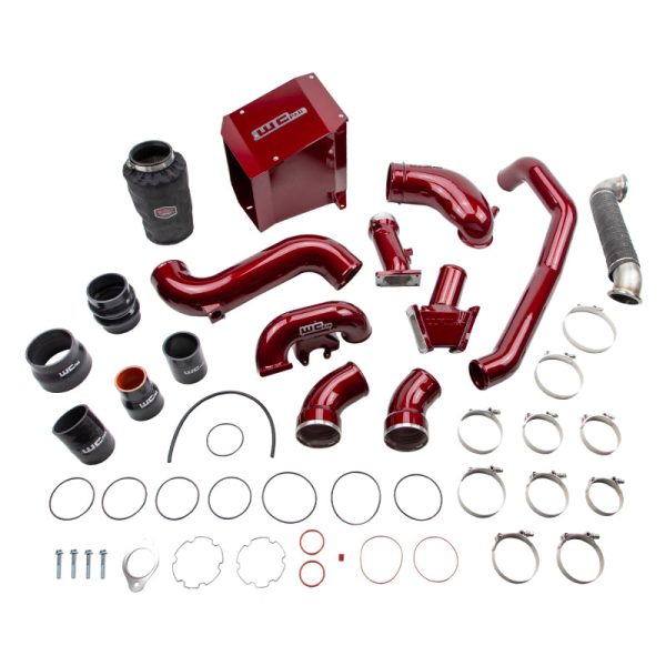 Wehrli 06-07 Chevrolet 6.6L Duramax LBZ Stage 3 High Flow Bundle Kit - WCFab Red on Sale