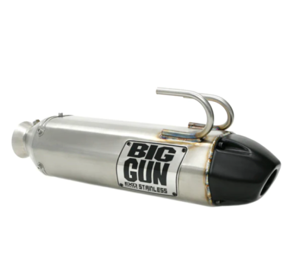 Big Gun 06-08 Arctic Cat 400 AUTO 4x4 FIS EXO Stainless Slip On Exhaust Cheap