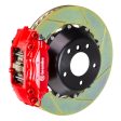 Brembo 19+ Mazda3 Front GT BBK 4 Piston Cast 345x28 2pc Rotor Slotted Type-1-Red For Cheap