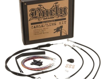 Burly Brand Control Kit 13in Bagger Bar - Black Online Sale