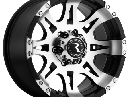 Raceline 982 Raptor 17x9in   5x139.7 BP   0mm Offset   106.5mm Bore - Black & Machined Wheel For Discount