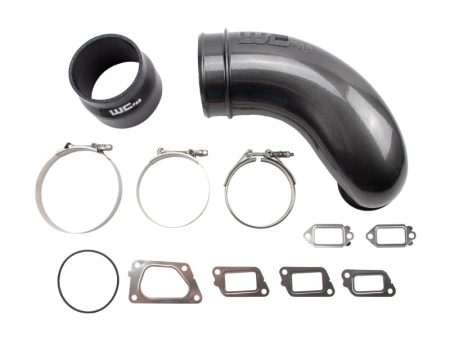 Wehrli 11-16 Chevrolet 6.6L LML Duramax 5in Intake Horn - WCFab Grey Hot on Sale