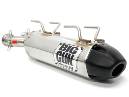 Big Gun 12-14 Arctic Cat WILDCAT 1000i H.O. 4 X EXO Stainless Slip On Exhaust For Cheap