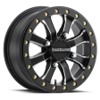 Raceline A71MB Mamba 15x6in 4x137 BP 40mm Offset 110.18mm Bore - Black & Machined Beadlock Wheel Online