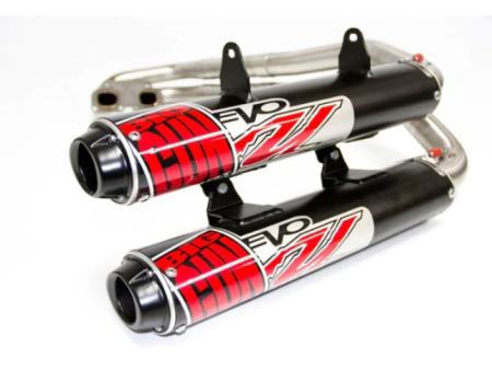 Big Gun 16-23 Polaris GENERAL 1000 EVO U Series Dual Full Syst Exhaust Online now