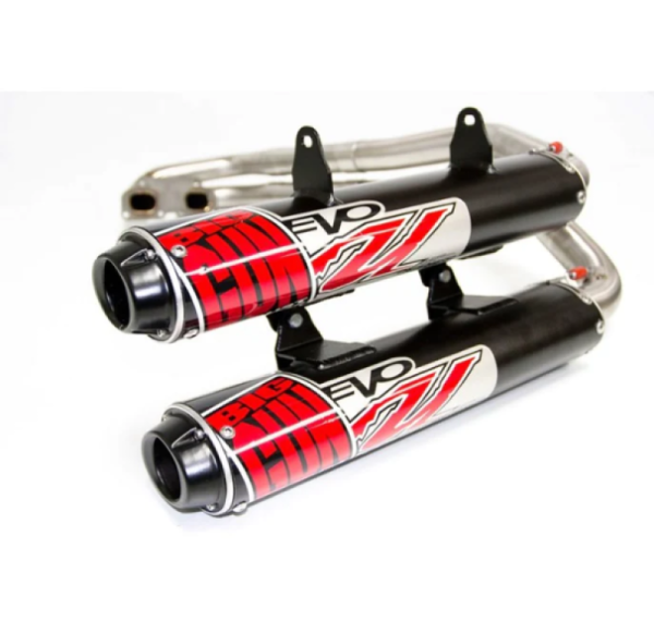 Big Gun 16-23 Polaris GENERAL 1000 EVO U Series Dual Full Syst Exhaust Online now