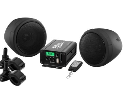 Boss Audio Systems Motorcycle Speakers and Amplifier Audio Sound System Supply