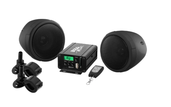 Boss Audio Systems Motorcycle Speakers and Amplifier Audio Sound System Supply