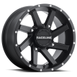 Raceline A82B Twist 14x7in   4x110 BP   10mm Offset   83.8mm Bore - Satin Black Wheel Supply