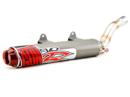 Big Gun 08-10 Polaris OUTLAW 450 MXR EVO R Series Slip On Exhaust on Sale