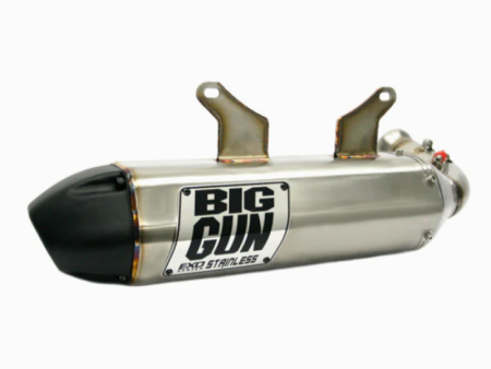 Big Gun 18-23 Yamaha WOLVERINE X4 EXO Stainless Slip On Exhaust Cheap