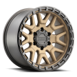 Raceline 953BZ Krank 16x8in   5x139.7 BP   0mm Offset   106.5mm Bore - Bronze Wheel Fashion