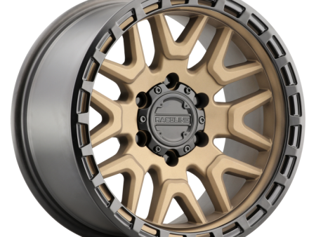 Raceline 953BZ Krank 16x8in   5x139.7 BP   0mm Offset   106.5mm Bore - Bronze Wheel Fashion