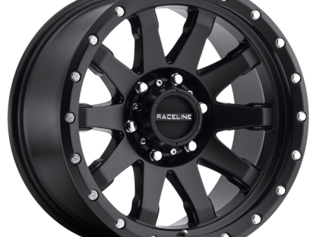 Raceline 934B Clutch 20x10in   8x165.1 BP   -19mm Offset   125.2mm Bore - Satin Black Wheel Discount