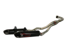 Big Gun 15-23 Yamaha RAPTOR 700 Ballistic Series Dual Full System Exhaust Online Sale