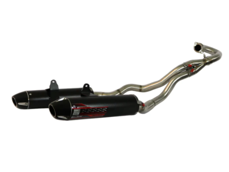 Big Gun 15-23 Yamaha RAPTOR 700 Ballistic Series Dual Full System Exhaust Online Sale