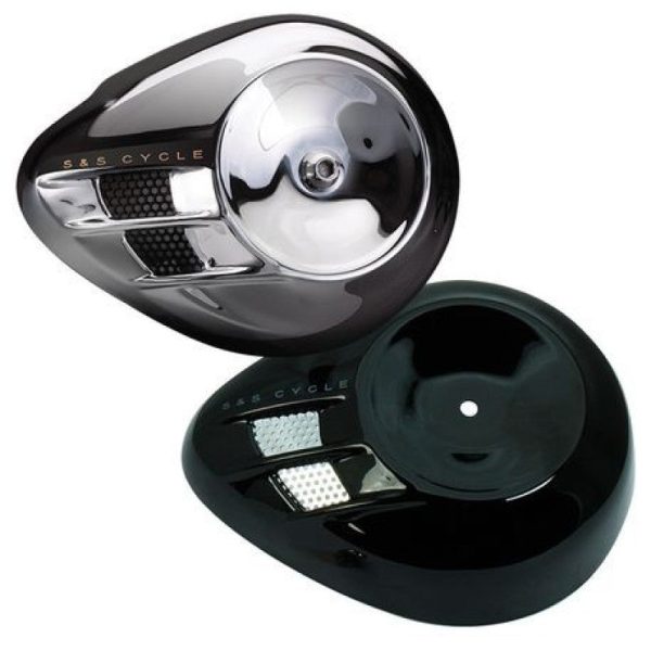 S&S Cycle Air Stream Air Cleaner Cover for all Stealth Applications - Gloss Black Cheap