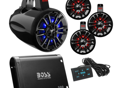 Boss Audio Systems UTV Marine Stereo Package Online Hot Sale