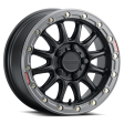 Raceline A14GR Alpha 15x7in 5x114.3 BP 25mm Offset 68mm Bore - Gunmetal & Red Ring Beadlock Wheel Online Sale