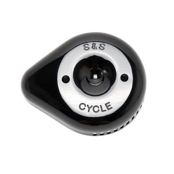 S&S Cycle Stealth Slasher Teardrop Air Cleaner Cover - Gloss Black Online Sale